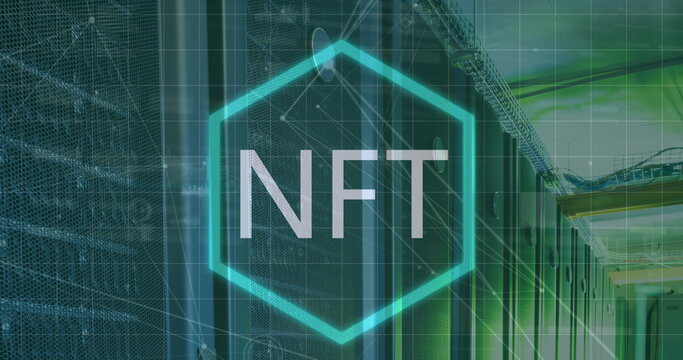 Image of nft over connections and servers