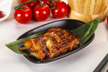 Grilled eel with unagi sauce