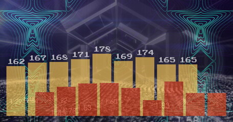 Image of scope scanning and data processing over digital screens