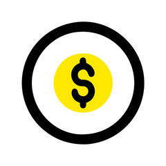 dollar sign icon	