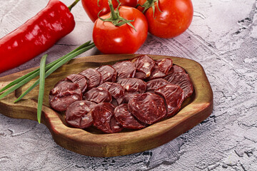 Wild Bear meat homemade sausages