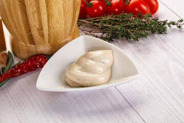 Burger sauce in the bowl