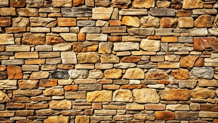 Fototapeta premium Stone wall background with rough texture and natural colors, stone, wall, background, texture, rough, natural, ancient