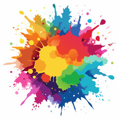 Splash Watercolor Splash for a Burst of Color