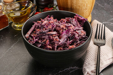 Coleslaw salad with cabbage and carrot