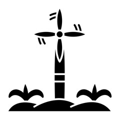 Fototapeta premium Wind Turbine icon