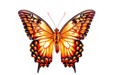 Fototapeta premium Beautiful Butterfly Isolated on Transparent Background