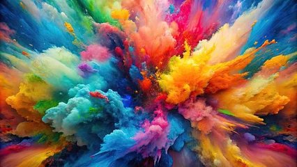 Vibrant abstract artwork with colorful textured expression , vibrant, abstract, artwork, colorful, textured