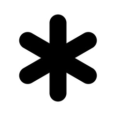 Obraz premium Snowflake Icon Vector Symbol Design Illustration