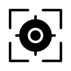 Focus Icon Vector Symbol Design Illustration