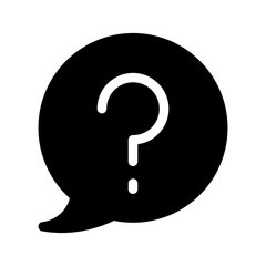 Question Icon Vector Symbol Design Illustration