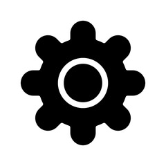 Gear Icon Vector Symbol Design Illustration