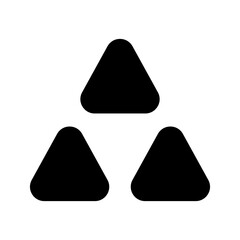 Pyramid Icon Vector Symbol Design Illustration