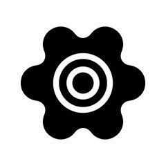 Cog Icon Vector Symbol Design Illustration