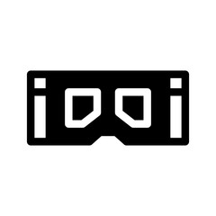 Goggles Icon Vector Symbol Design Illustration