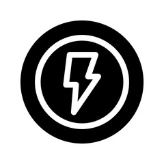 Electricity Icon Vector Symbol Design Illustration