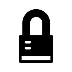 Lock Icon Vector Symbol Design Illustration