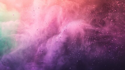 Obraz premium Abstract Colorful Powder Explosion