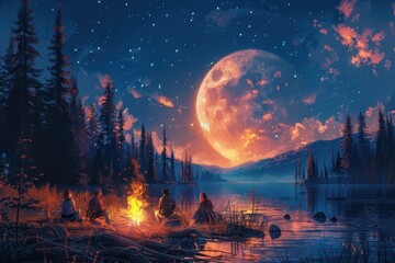 Highlights the camaraderie and joy of shared adventures in nature.