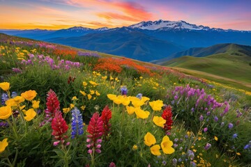 Fototapeta premium Wildflower Symphony