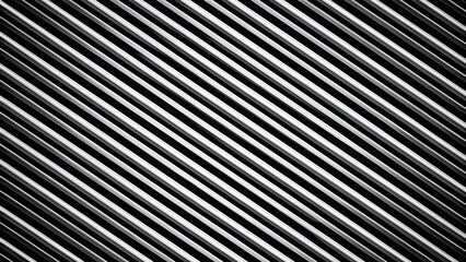 Fototapeta premium Speedy black and white diagonal lines running across background image, speed, black and white, diagonal, lines, monochrome