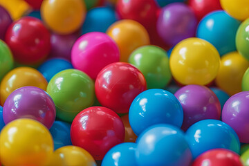 Multiple colored balls