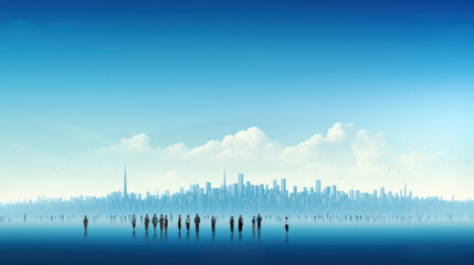 Obraz premium generated illustration of Celebrating World Population Day