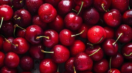 Tart cherries photography