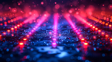 Fototapeta premium background digital equalizer for music full color