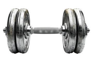 Fototapeta premium Exercise weight isolated on transparent background