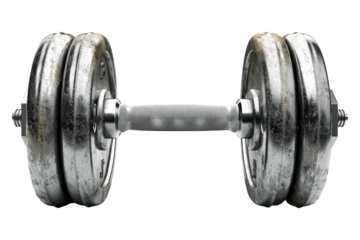 Exercise weight isolated on transparent background