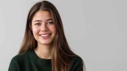Obraz premium A smiling young woman
