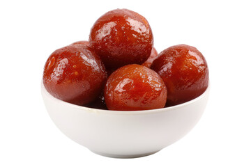 Gulab jamun isolated on transparent background