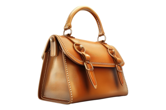 Hand bag isolated on transparent background