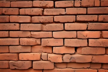 Fototapeta premium Clay brick background, AI Generated