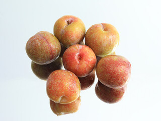 Summer fresh fruit plums