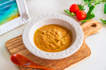 ズッキーニのガスパチョ