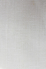 white color linen textile texture, background