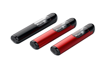 Compact Pod Vapes: Innovative Designs Isolated On Transparent Background