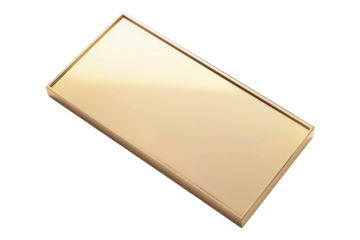 Blank number plate isolated on transparent background