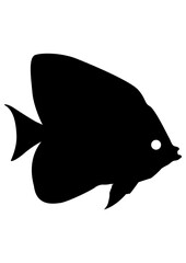 Salt Water Fish | Marine Life | Parrot Fish | Fishing Outdoor | Marine Fish | Wild Animal | Sea Angling | Isolated Aquarium Fish | Original Illustration | Vector and Clipart | Cutfile and Stencil