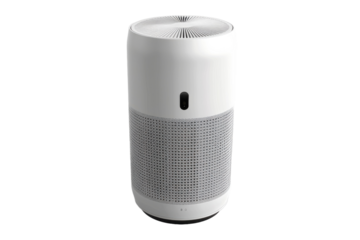 Air purifier in action Isolated On Transparent Background