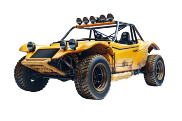 Custom Dune Buggy Isolated On Transparent Background