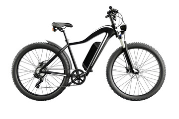 Fototapeta premium Modern Electric Bike Isolated On Transparent Background