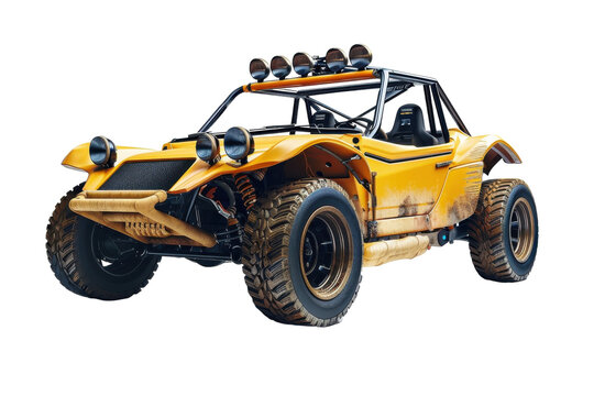 Custom Dune Buggy Isolated On Transparent Background