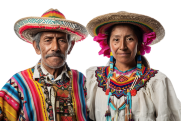 Native People of Canada Isolated On Transparent Background
