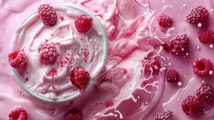 Pink Raspberry Splash