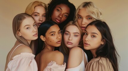 Obraz premium A group of diverse women