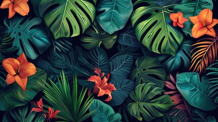 Detailed botanical illustrations with realistic textures and colors.