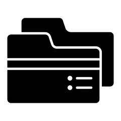 Vector Icon for Files, folder, documents, data, record